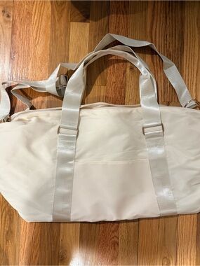 Rachel Zoe Ivory Amalfi Weekender Bag
